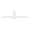 Ekena Millwork Eugene Architectural Grade PVC Gable Bracket, 96"W x 24"H x 4"D x 6"F, 6/12 Pitch GBP096X24X0406EUG00 - alternate 5